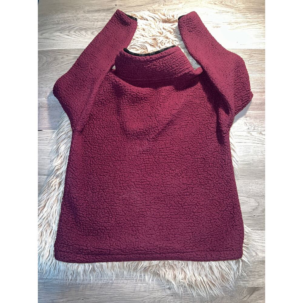 Pink women’s sherpa pullover - Picture 2 of 14